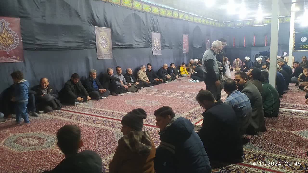 مراسم ایام فاطمیه در صالح آباد