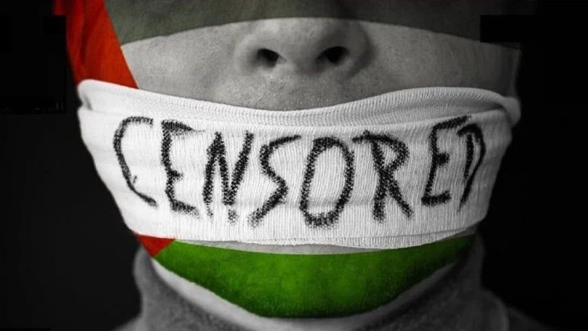 واکنش عجیب زن آمریکایی به پوشیدن لباس با پرچم فلسطین + فیلم