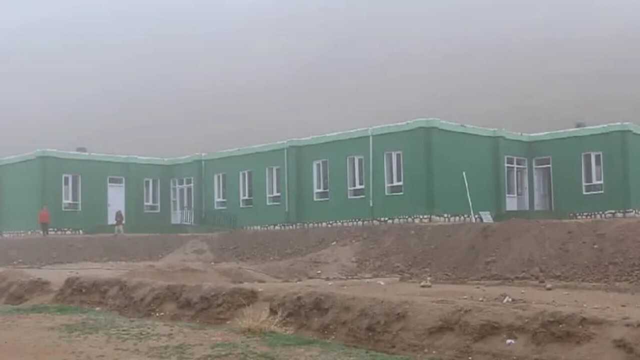 ساخت مدرسه مردمی در جوزجان