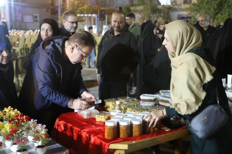 مراسم پذیرایی به مناسبت ایام فاطمیه