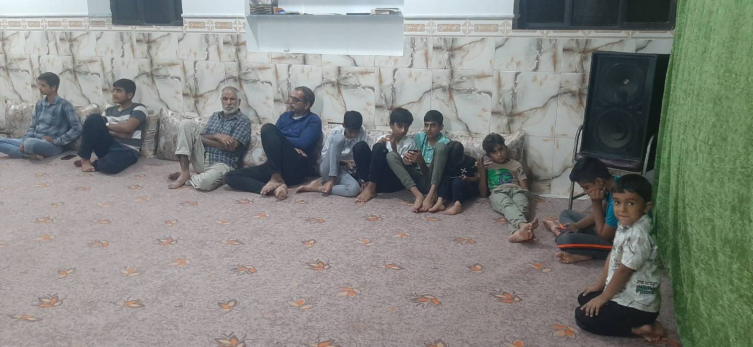 مراسم سوگواری ایام فاطمیه در روستای گرازوئیه