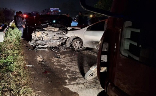 ۵ مصدوم بر اثر برخورد ۶ خودرو در جاده صومعه&zwnj;سرا به پونل