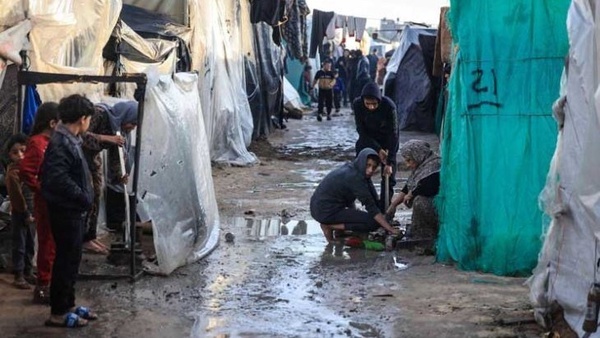 چادرهای آوارگان فلسطینی