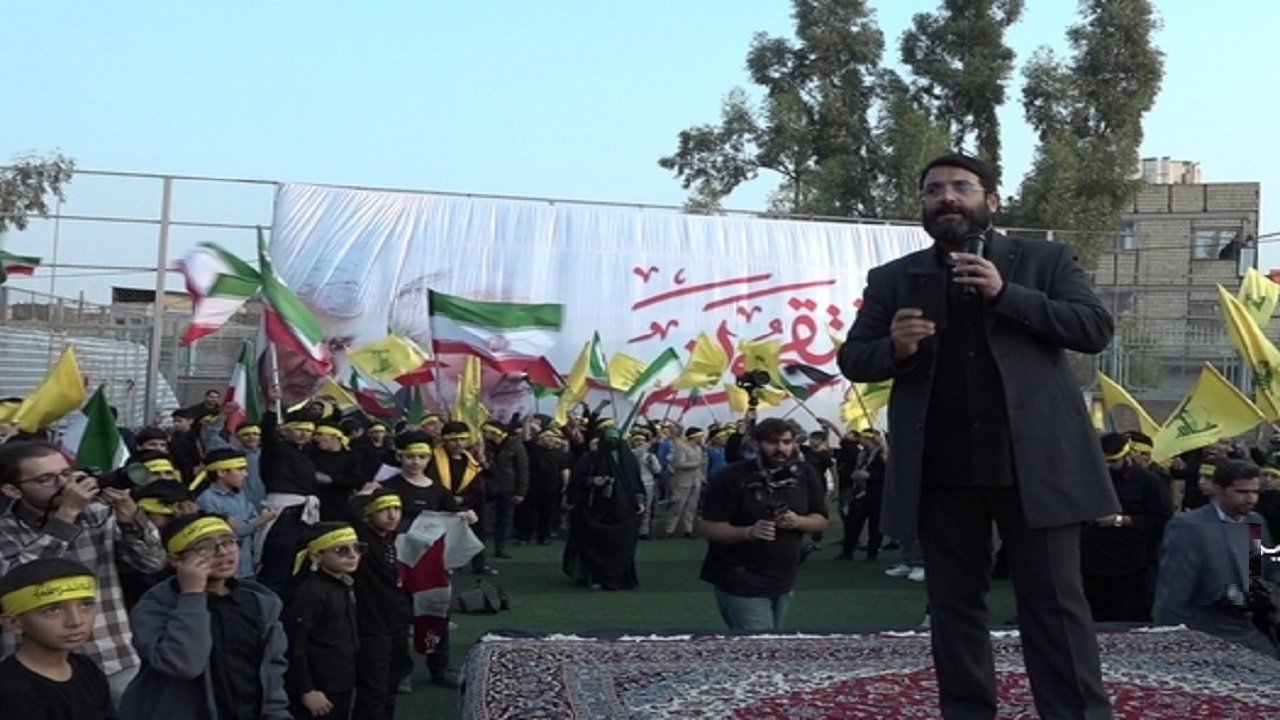 اجتماع بزرگ ابناء نصرالله در قم+فیلم