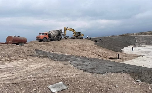 پیشرفت ۹۰ درصدی پروژه آببندان گنجه رودبار پیشرفت ۹۰ درصدی پروژه آببندان گنجه رودبار