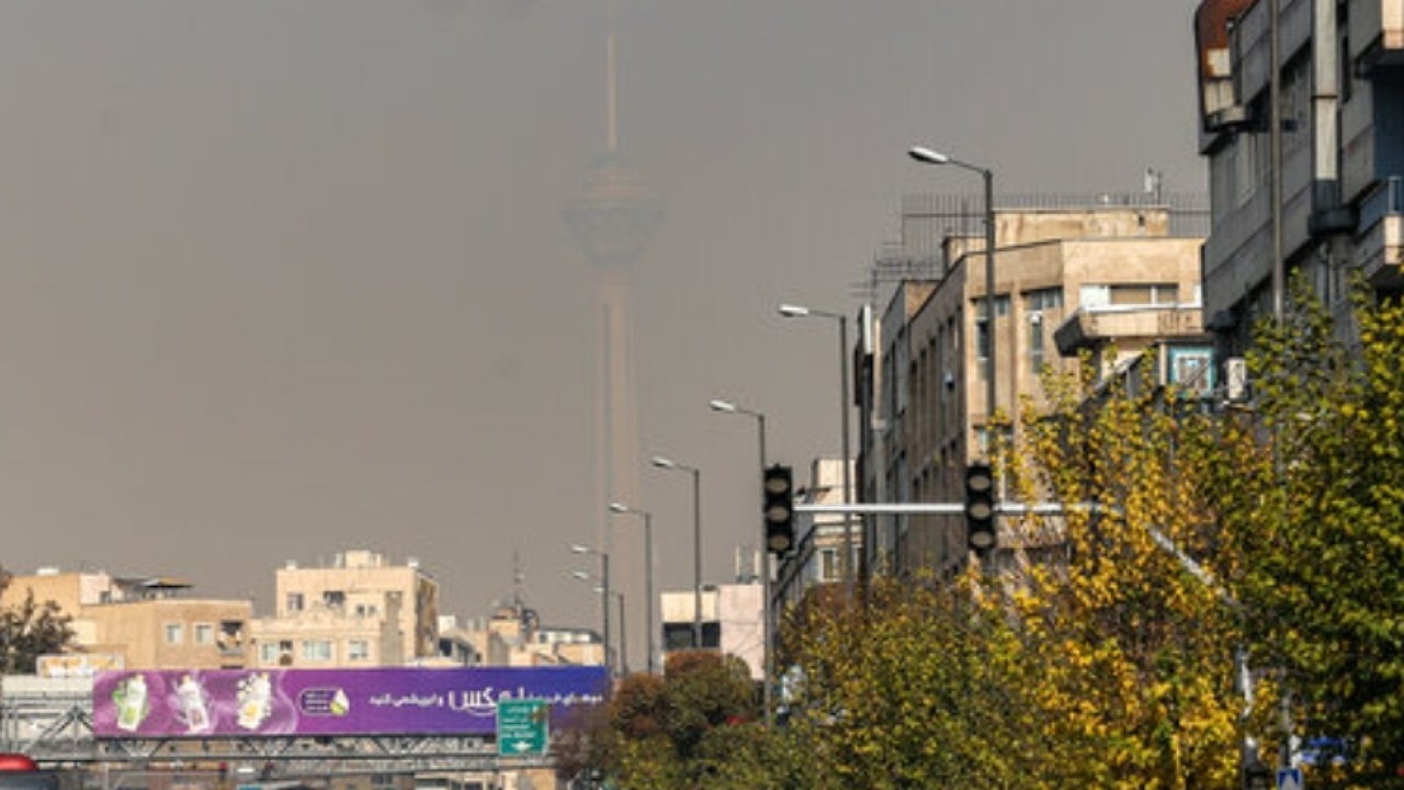 هوای تهران آلوده است