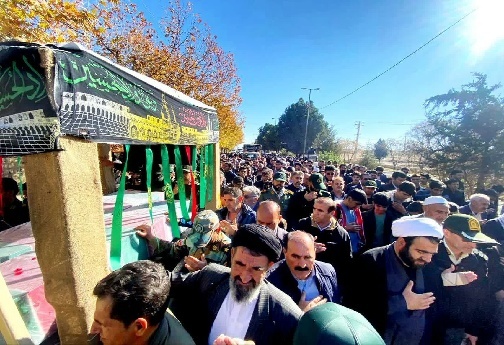 استقبال مردم چگنی از شهدا