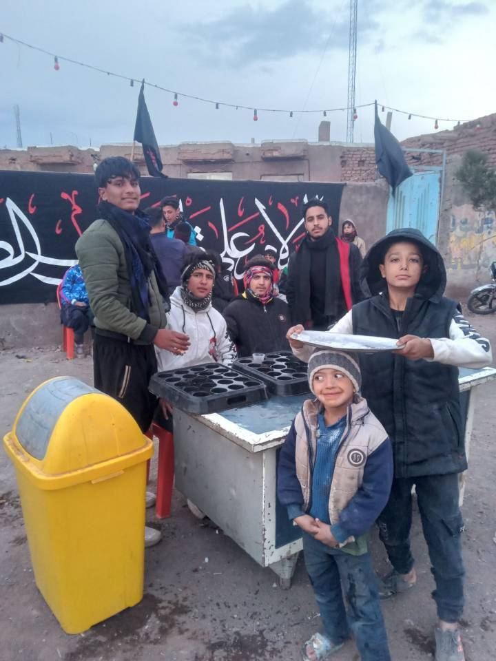 برپایی ایستگاه صلواتی