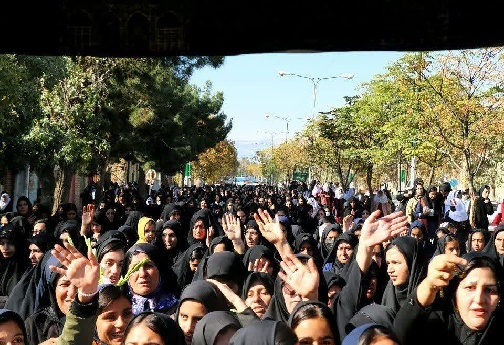 تشییع شهدا در کوهدشت