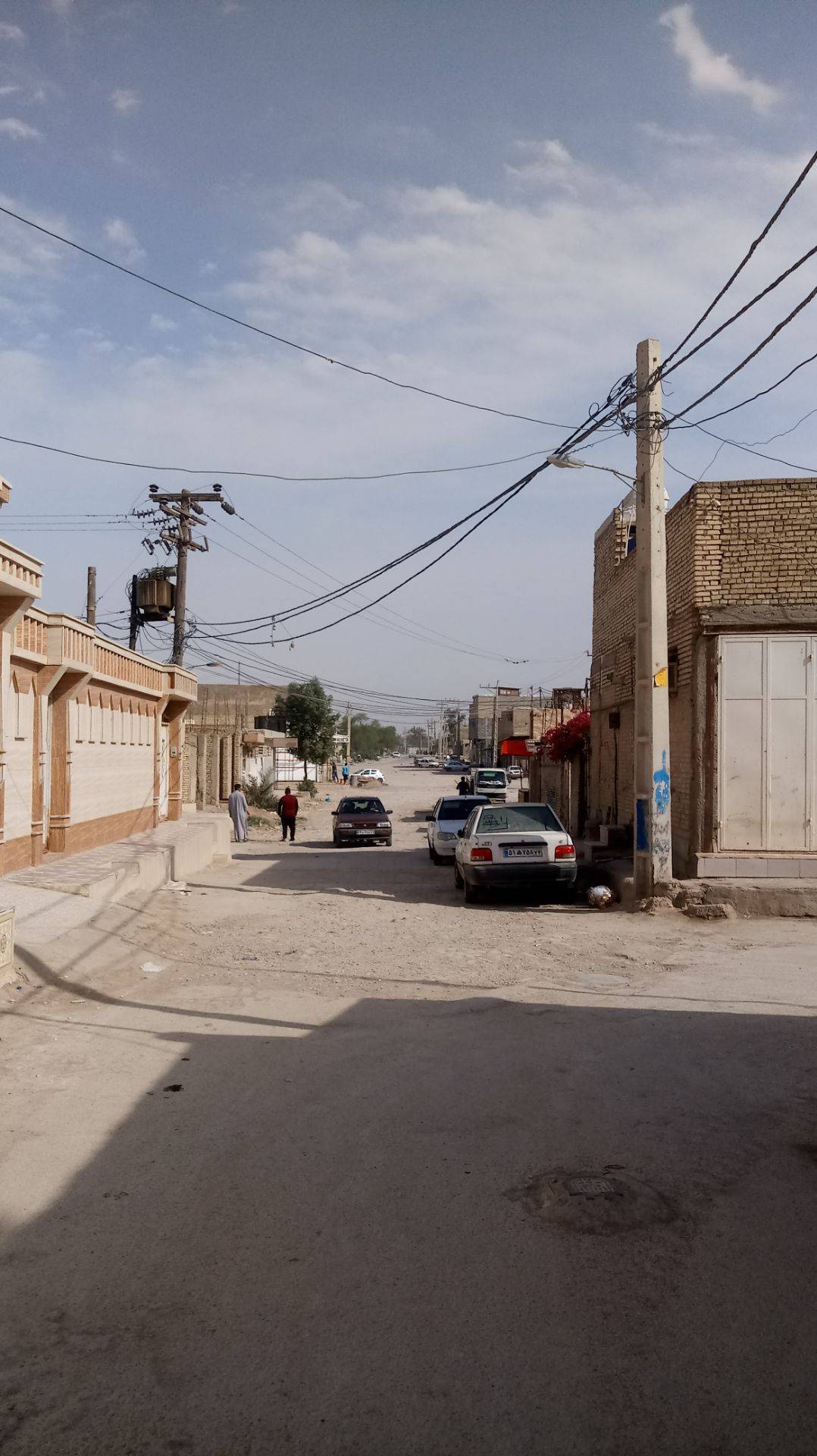 کهنگی آسفالت در محله کوت عبدالله کهنگی آسفالت در محله کوت عبدالله
