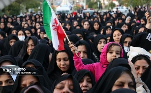 استقبال مردم ازلاله های فاطمی