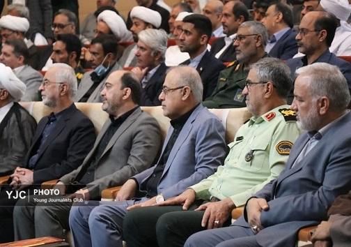 گزارش تصویری از برگزاری آئین تکریم ،تودیع ومعلرفه استاندار هرمزگان