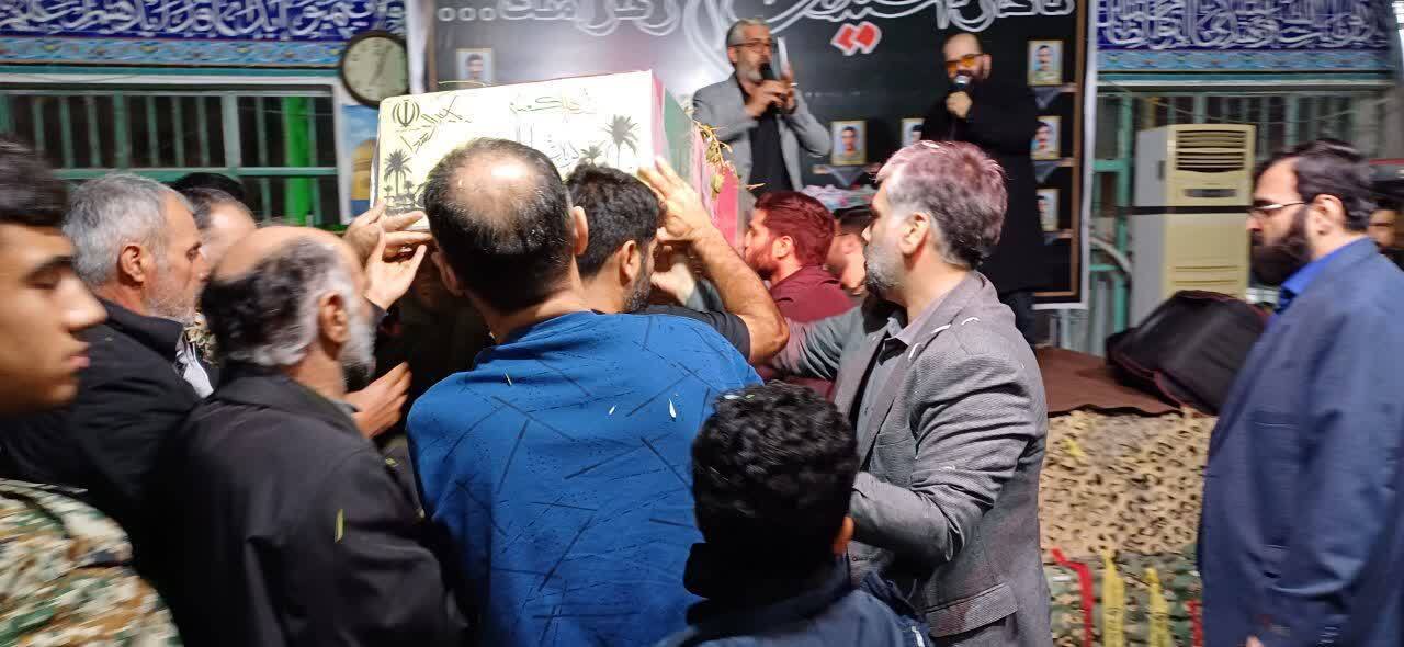 مراسم وداع با شهدا