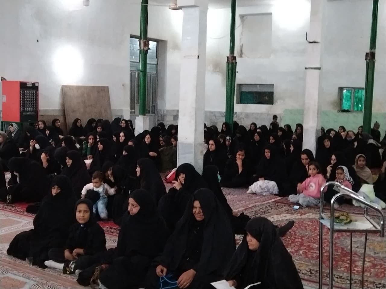 اجتماع مردم انابد در مراسم سالروز شهادت حضرت فاطمه زهرا(س)