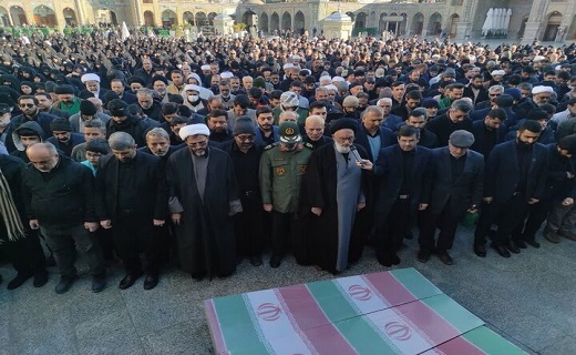 پیکر سه شهید گمنام در قم تشییع شد