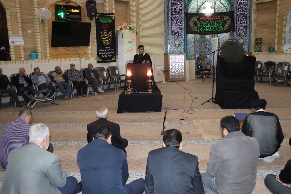 مراسم سوگواری حضرت فاطمه در لارستان