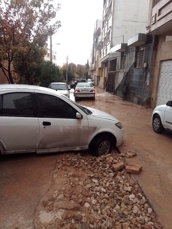 کنده کاری آسفالت خیابان ها