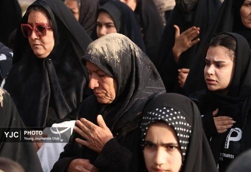 تشییع نمادین تابوت حضرت زهرا (س) در خرم آباد