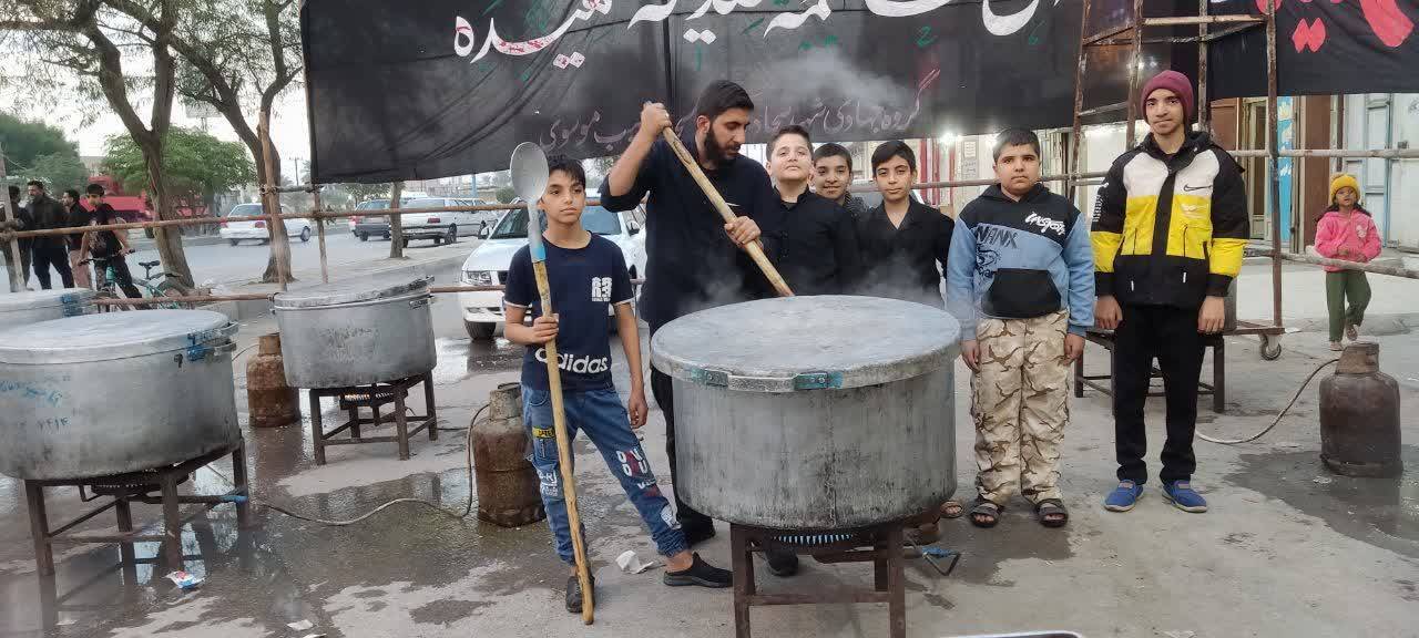 مراسم پخت نذری به مناسبت شهادت حضرت زهرا(س)