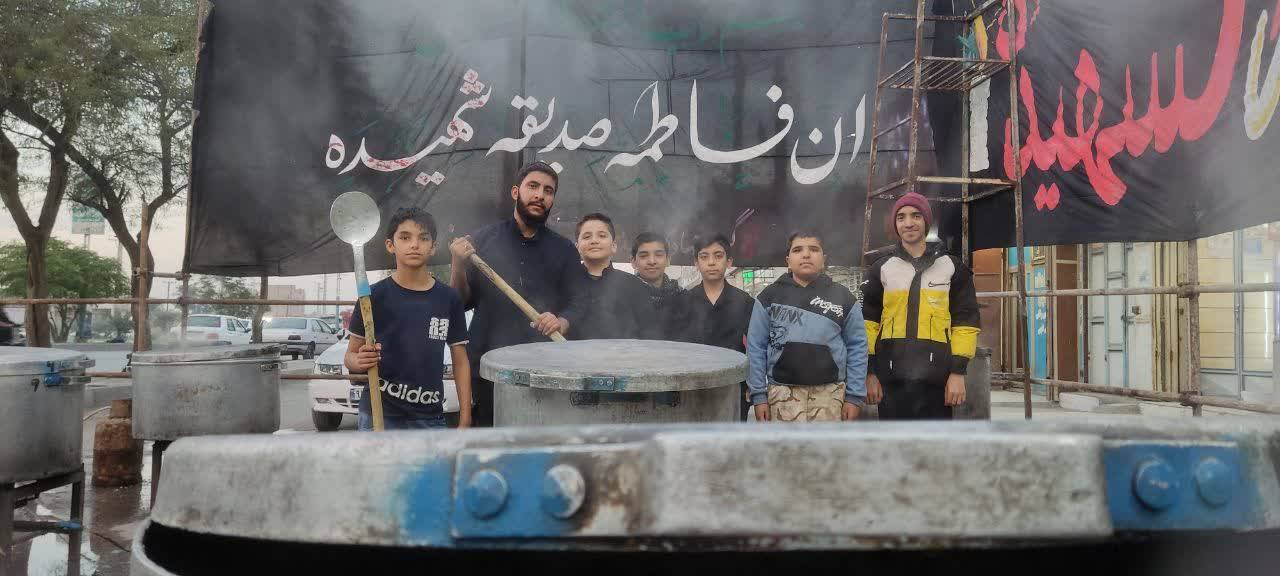 مراسم پخت نذری در کوت عبدالله