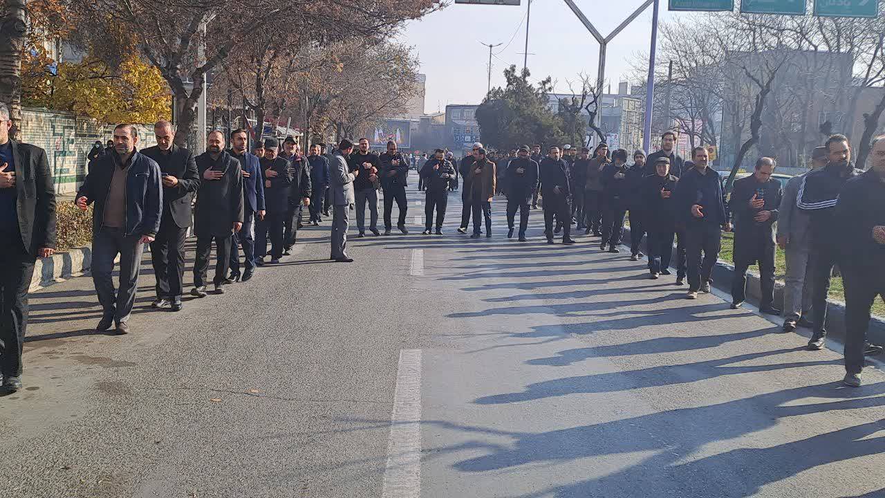 مراسم عزاداری خیابانی در خوی