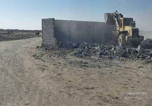 &nbsp;رفع تصرف ۳۰ هکتار از اراضی ملی در شهرستان میناب+عکس