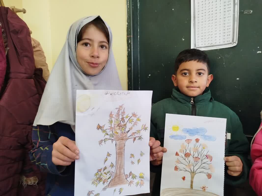 نقاشی کشیدن توسط کودکان