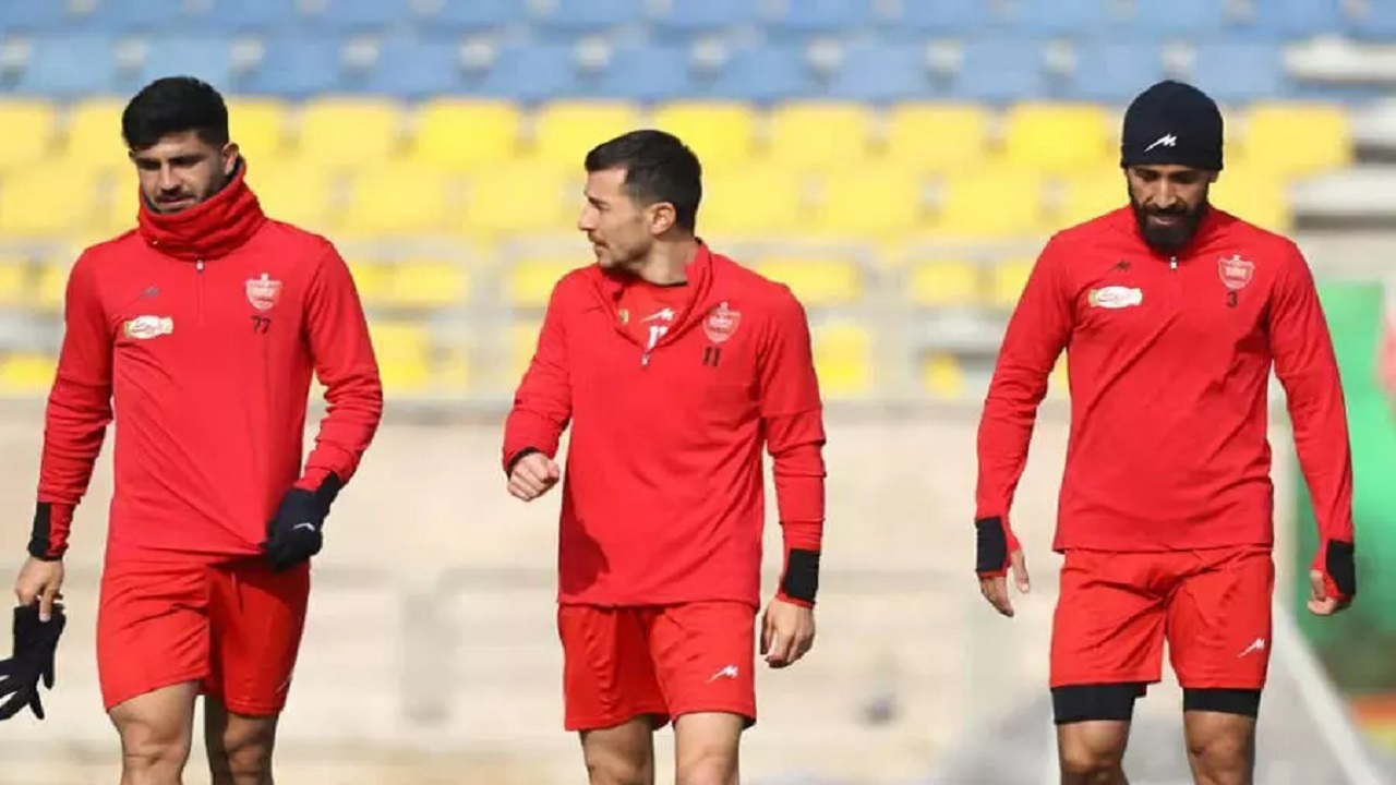 تمرین پرسپولیسی‌ها برای تقابل با سپاهان