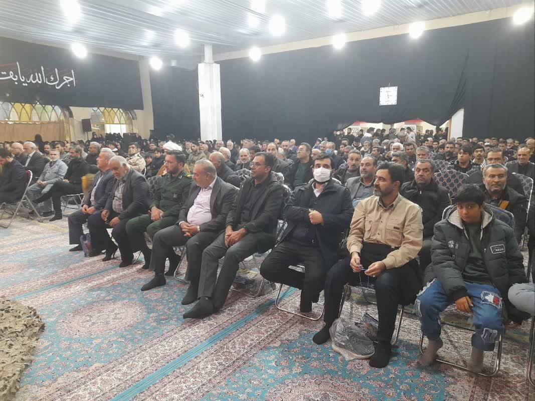 مراسم چهلم شهید جندقی در پیشوا