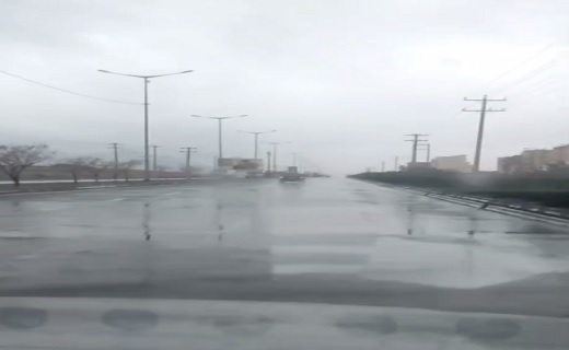 بارش برف و باران در نقاط مختلف خراسان جنوبی آغاز شده است