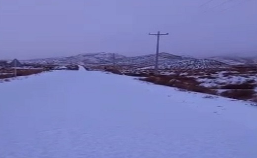 بارش برف و باران در نقاط مختلف خراسان جنوبی آغاز شده است