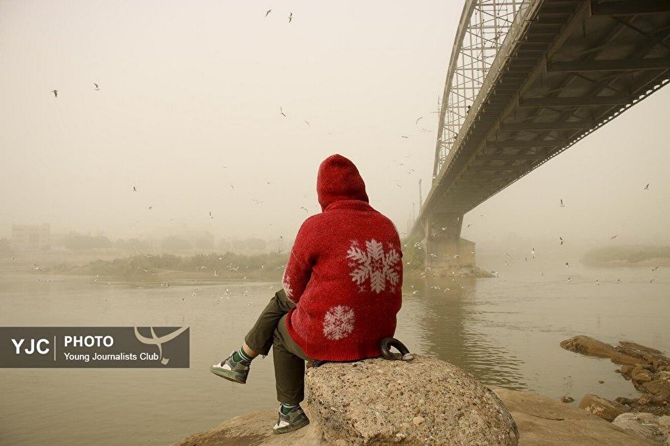 ریزگردها در آسمان اهواز