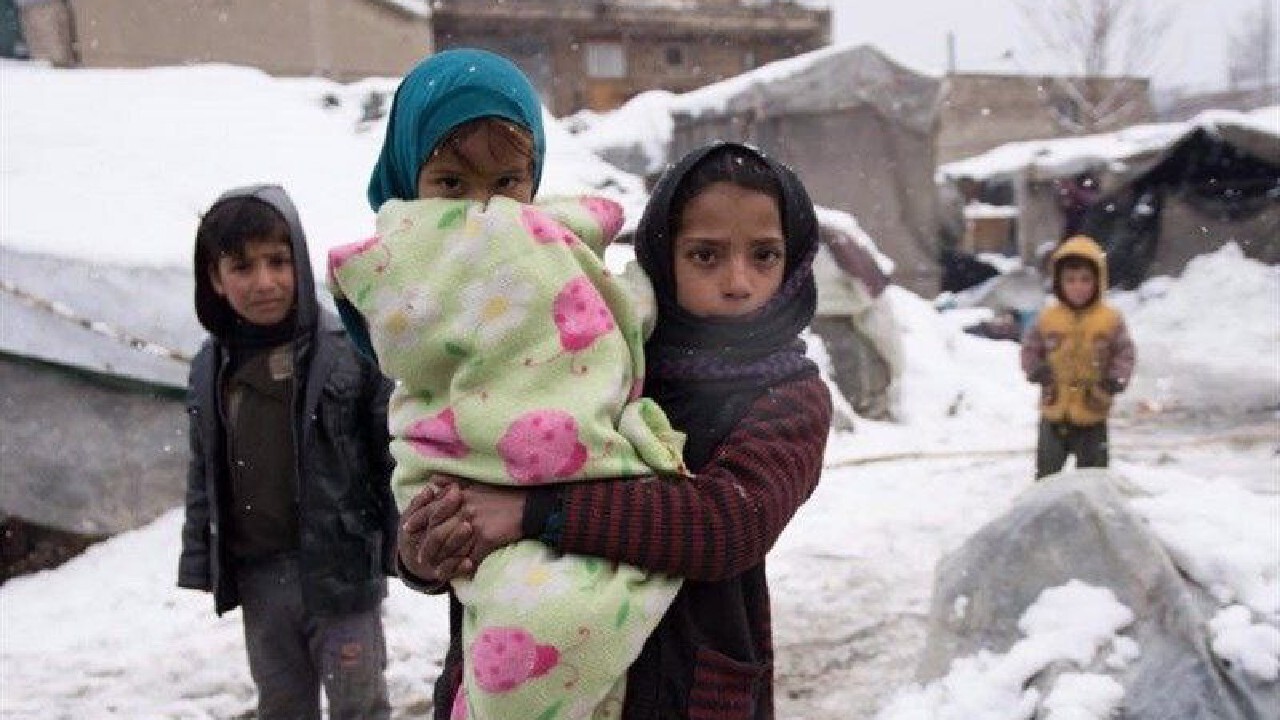 خانواده های افغانی بدون غذای کافی در زمستان