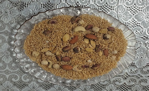 برنج برشته، خوراکی مخصوص شب یلدای گیلانیان