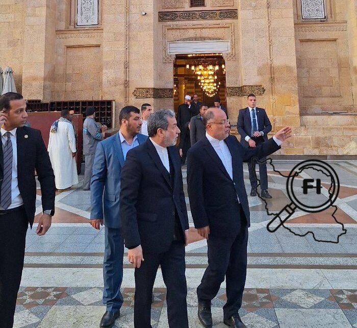 بازدید عراقچی از مسجد محمدعلی پاشا در قاهره