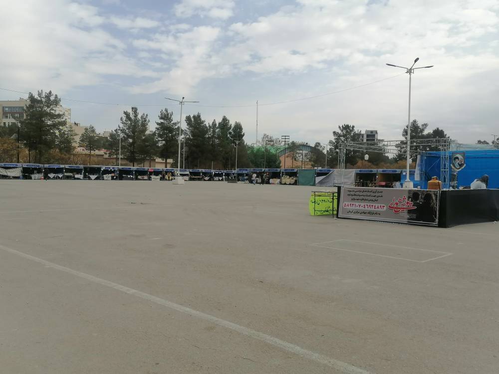 زیبایی در حصار گونی آبی امنیتی