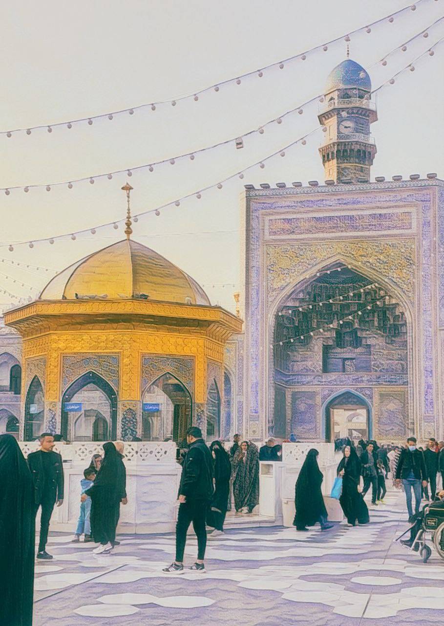 صحن حرم امام رضا