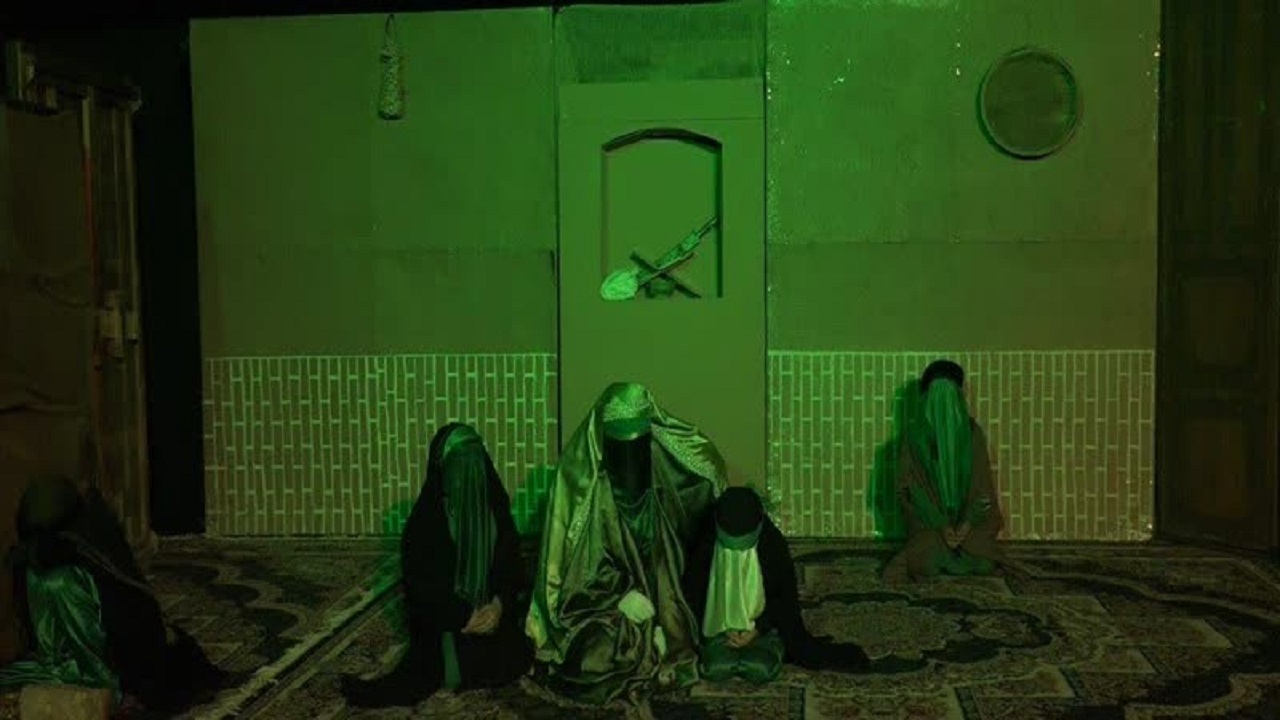 برگزاری نمایش مذهبی بانوی بی نشان در بافق