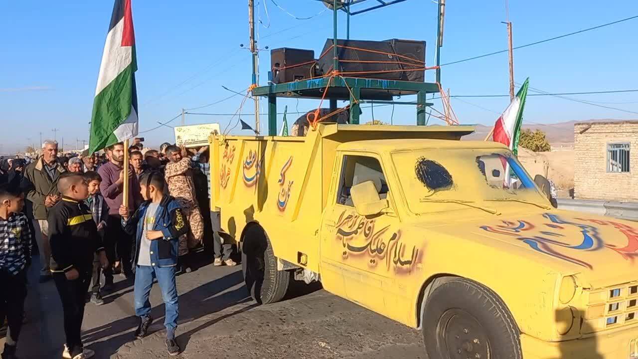 مراسم تشییع پیکر شهدا در برخی از روستاهای شهرستان صالح آباد