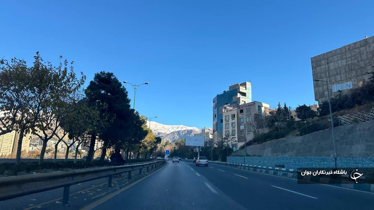 تصاویری از آسمان پاک پایتخت