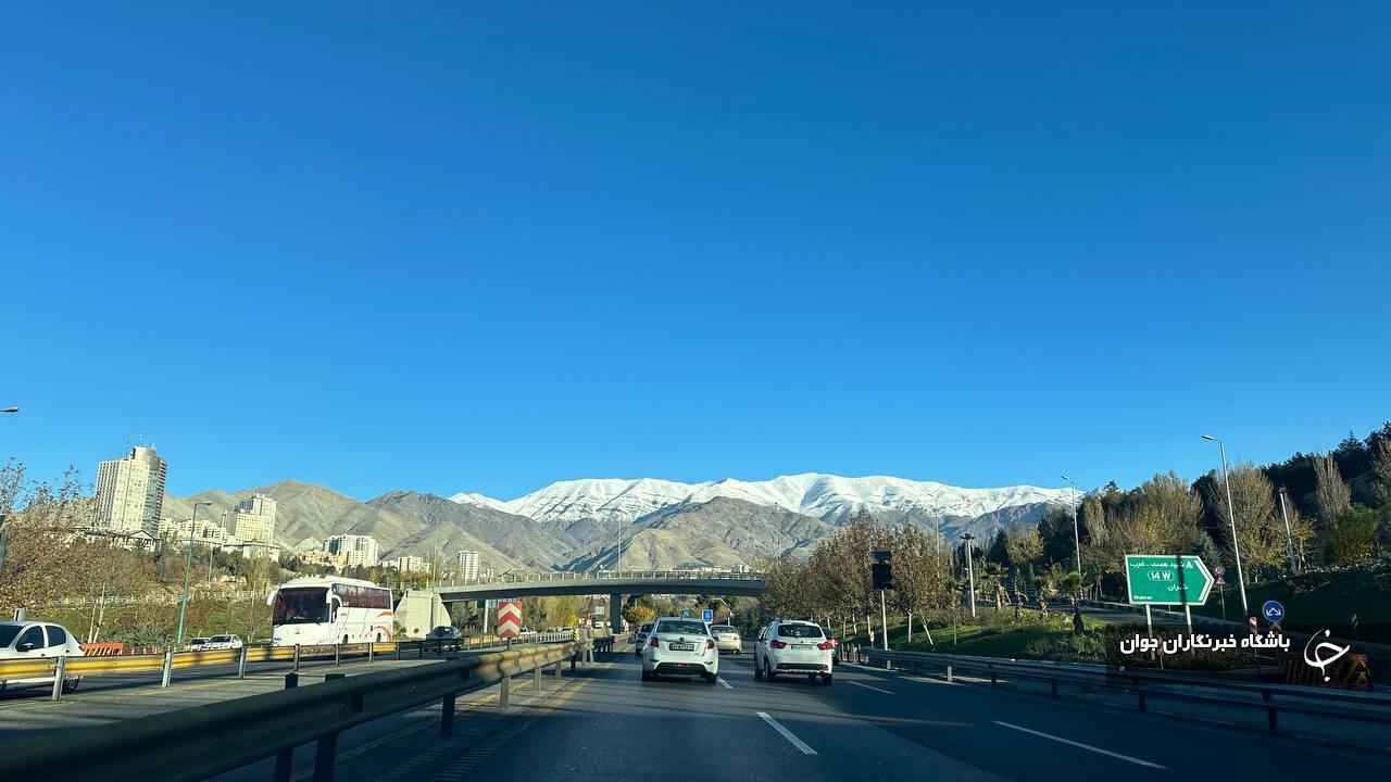 تصاویری از آسمان پاک پایتخت