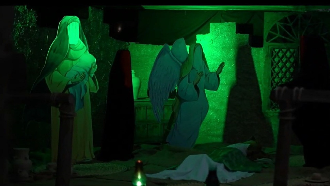 افتتاح دومین سوگواره شمع شبستان حرم + فیلم