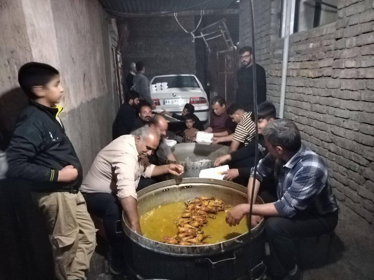 پخت غذای نذری