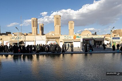 استقبال از شهدای گمنام دفاع مقدس در یزد