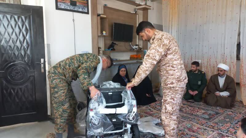 ولیچر اهدایی سازمان بهزیستی به مددجویان