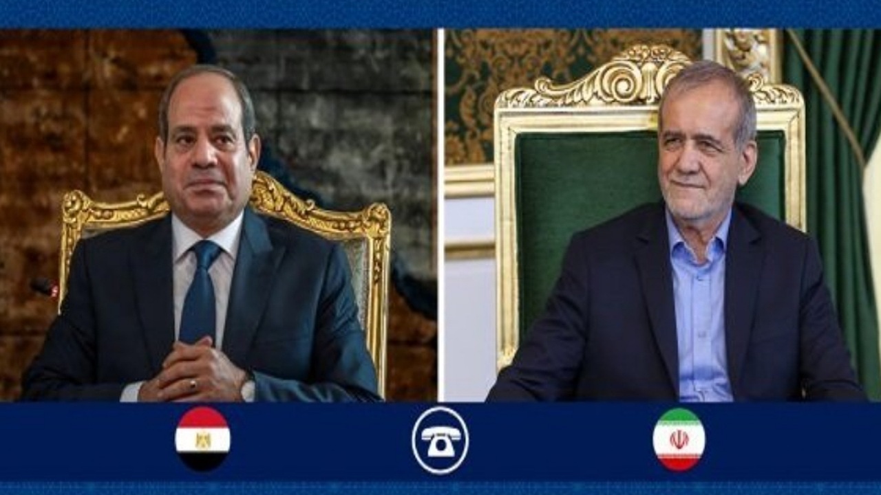 روسای جمهور ایران و مصر تلفنی گفت‌و‌گو کردند