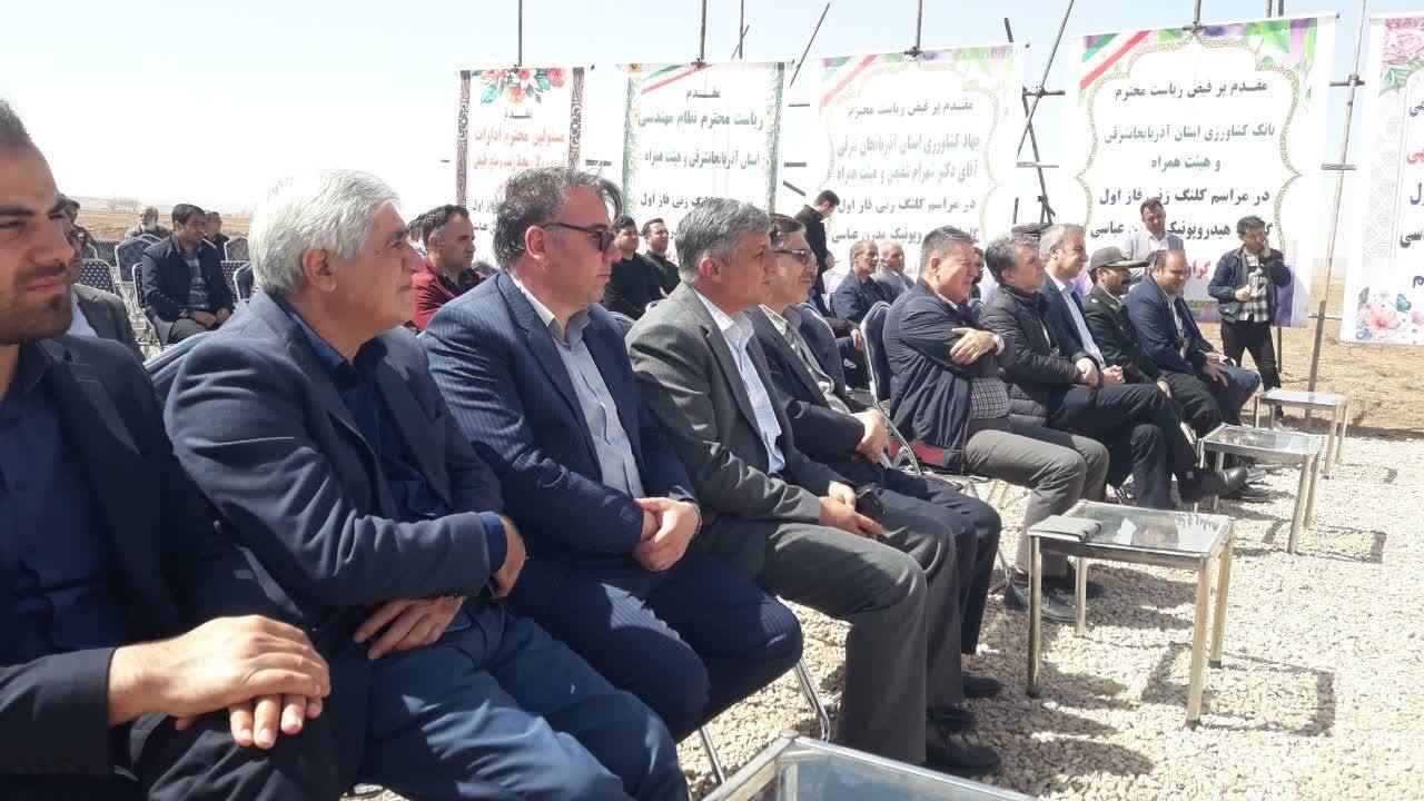 گزارش تصویری از اولین کلنگ زنی سال ۱۴۰۴ درشهرستان هریس