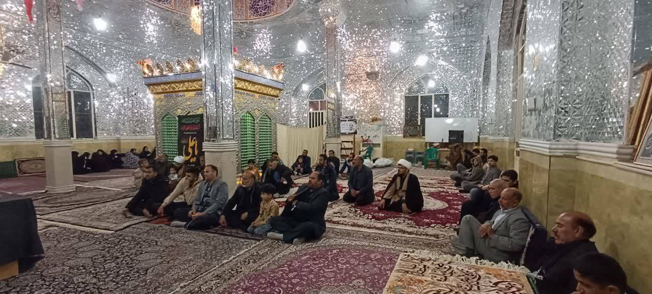 مراسم سوگواری شب بیست و یکم ماه مبارک رمضان در صحنه