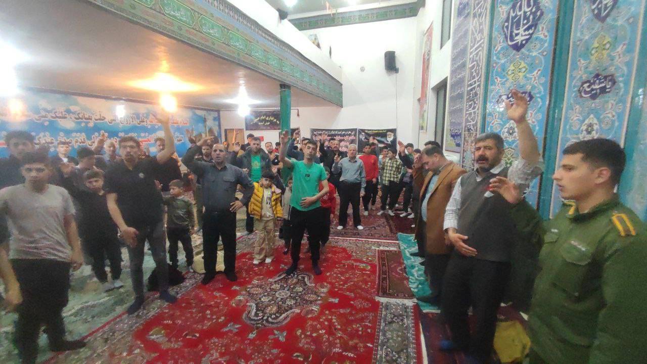 مراسم شب بیست و یکم ماه مبارک رمضان در روستای گردشگری توآباد