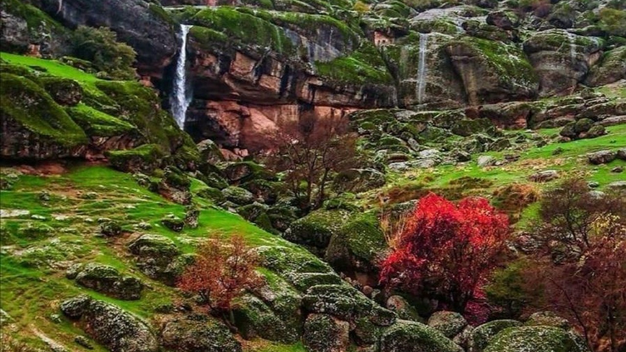 جادوی باران و مه در مخمل‌کوه لرستان + فیلم